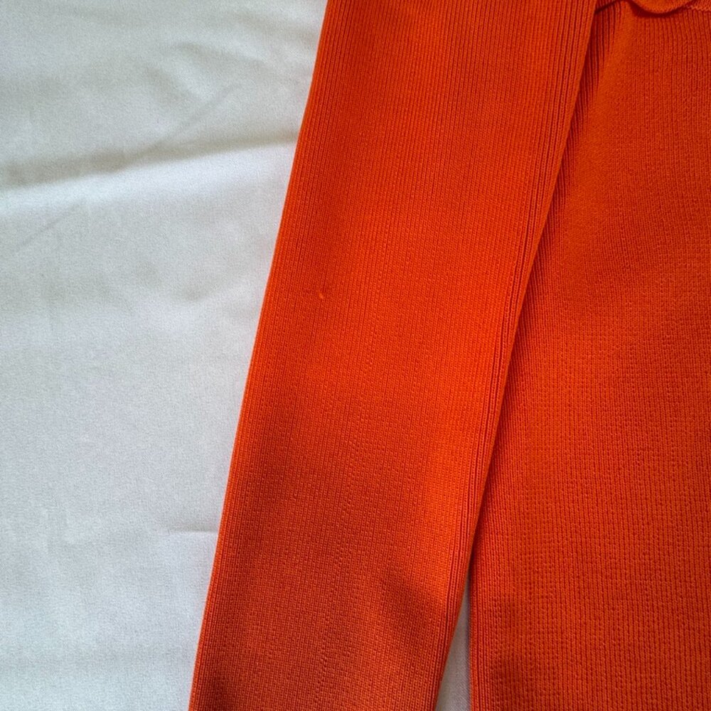 Endless Rose Cutout Knit Bodycon Dress Orange Size XS - Picture 14 of 15